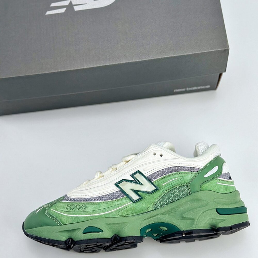 New Balance 1000 Series Running Shoes, Green - Picture 7 of 9